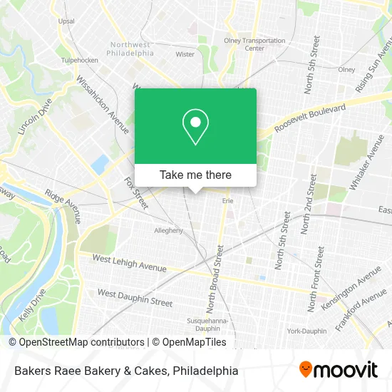 Bakers Raee Bakery & Cakes map