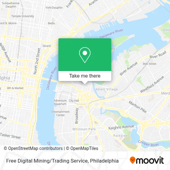 Free Digital Mining / Trading Service map