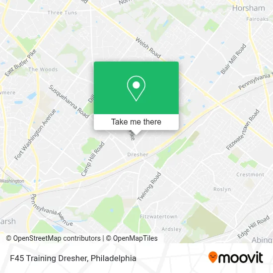 F45 Training Dresher map