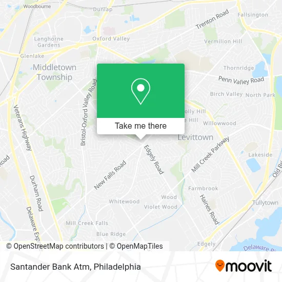 Santander Bank Atm map