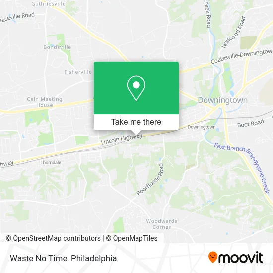 Waste No Time map