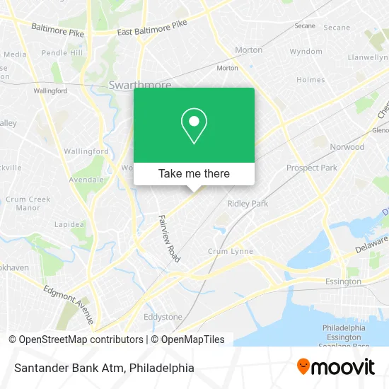 Santander Bank Atm map
