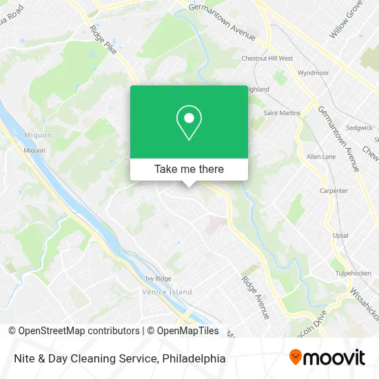Nite & Day Cleaning Service map