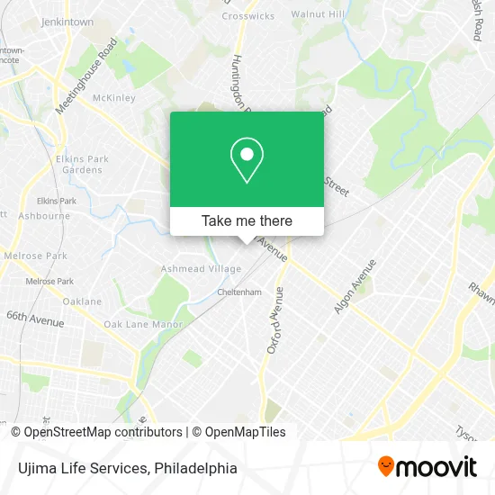 Ujima Life Services map