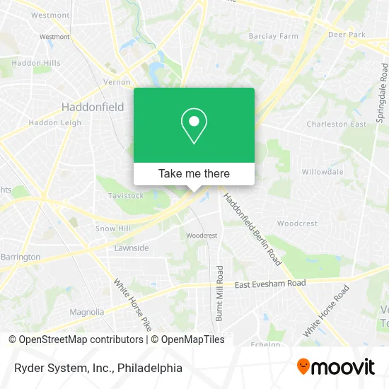 Ryder System, Inc. map