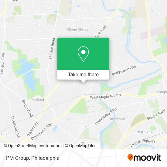 PM Group map