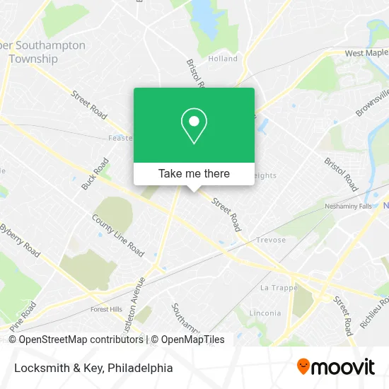 Locksmith & Key map