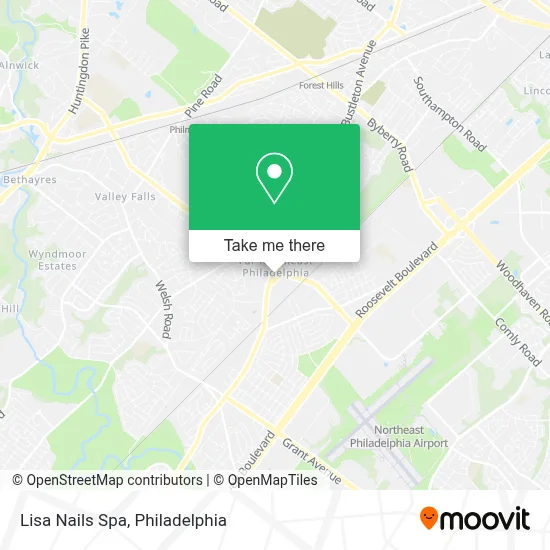 Lisa Nails Spa map