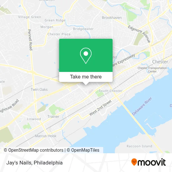 Jay's Nails map