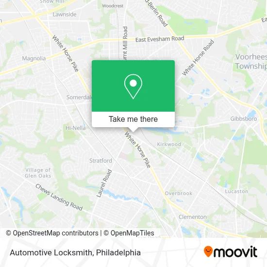 Automotive Locksmith map