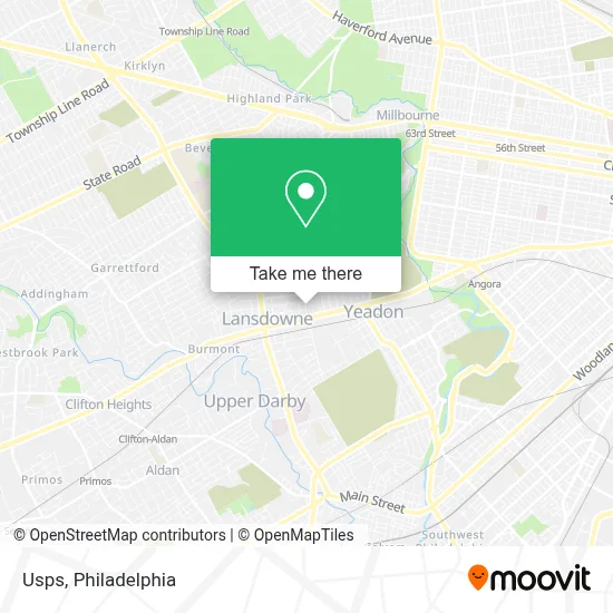 Usps map