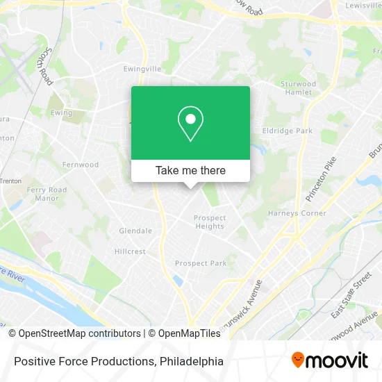 Positive Force Productions map