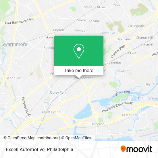 Excell Automotive map