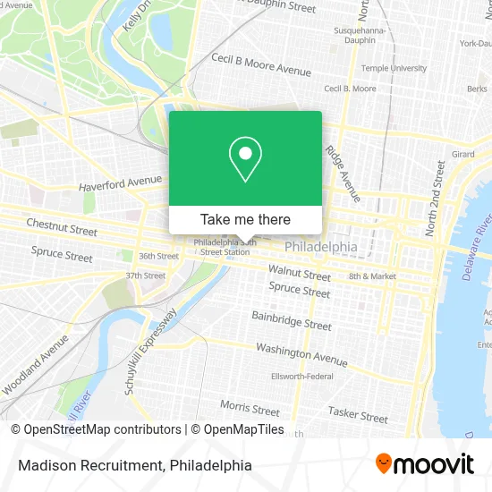 Madison Recruitment map