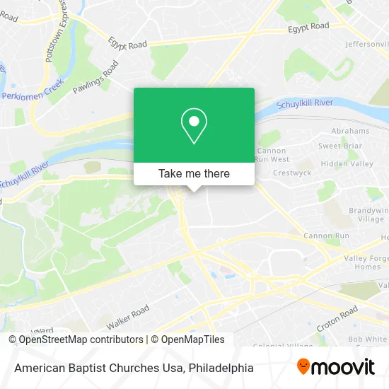 American Baptist Churches Usa map