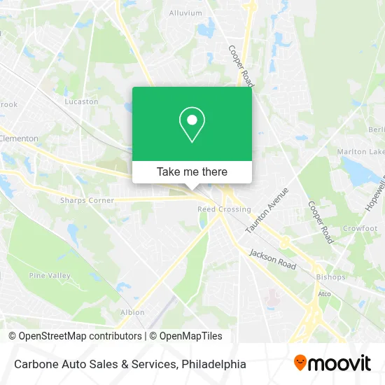 Carbone Auto Sales & Services map