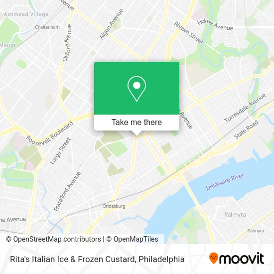 Rita's Italian Ice & Frozen Custard map