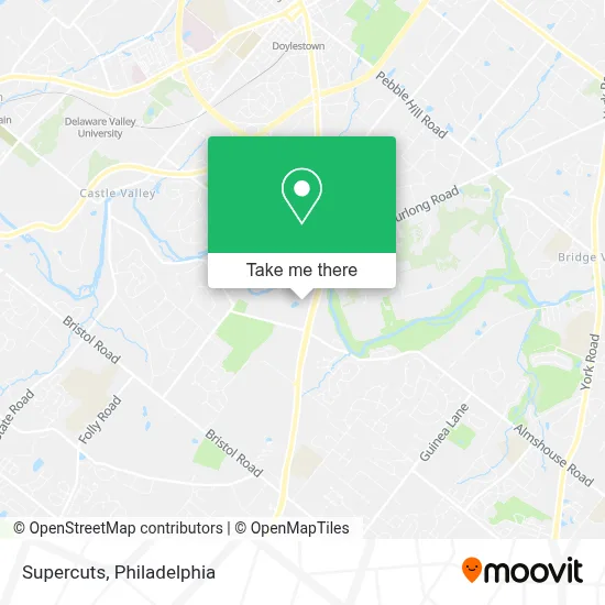 Supercuts map