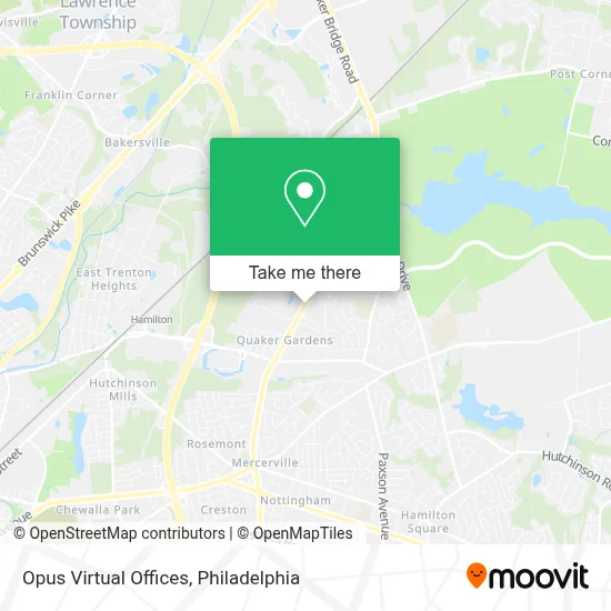 Opus Virtual Offices map