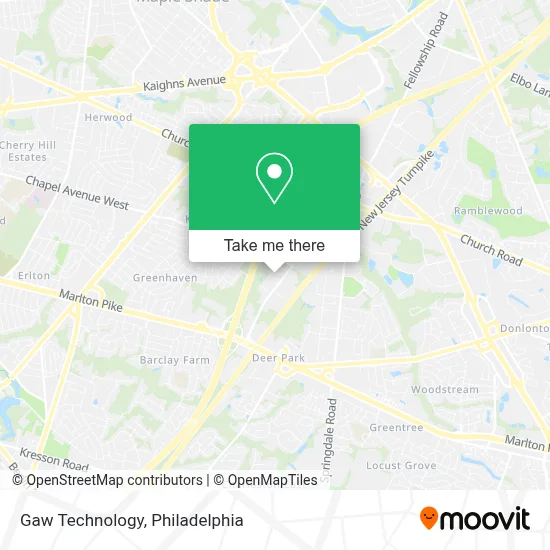 Gaw Technology map