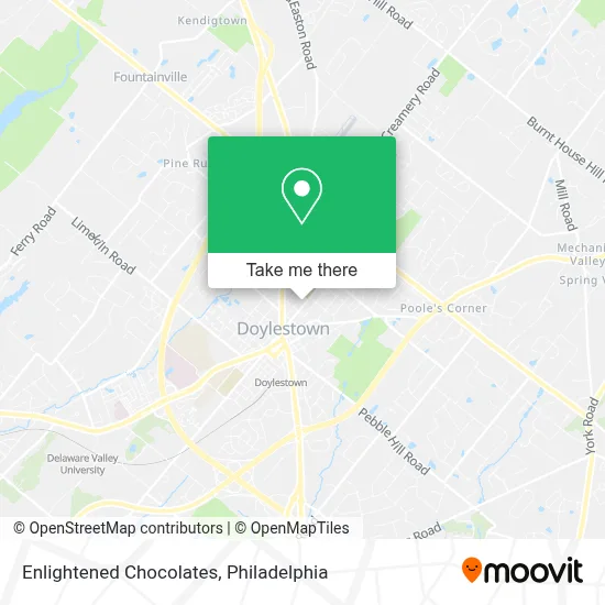 Enlightened Chocolates map