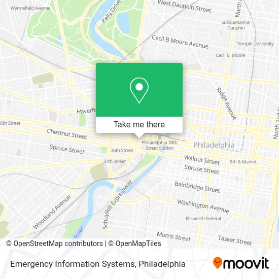 Emergency Information Systems map