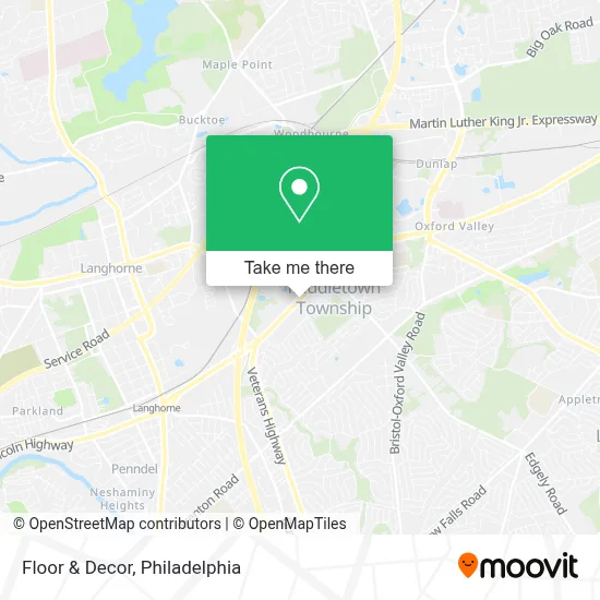 Floor & Decor map