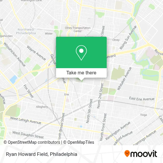 Ryan Howard Field map