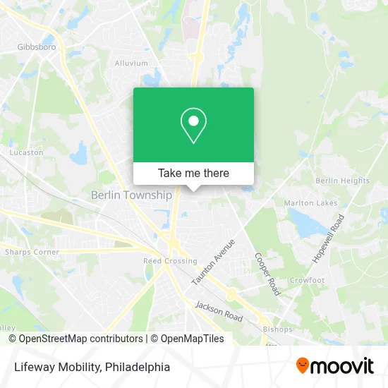 Lifeway Mobility map