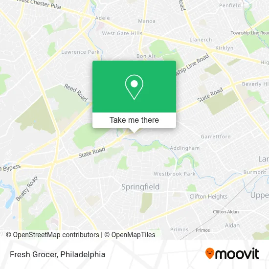 Fresh Grocer map