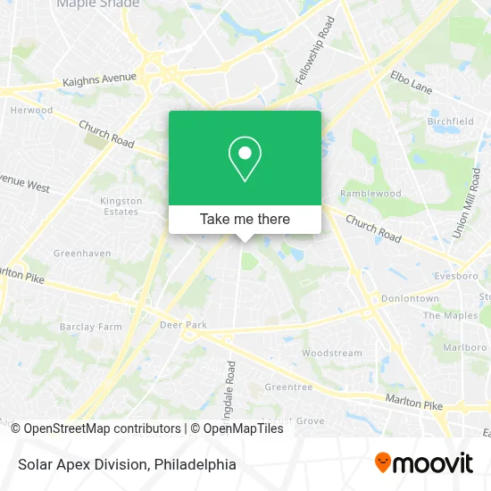 Solar Apex Division map