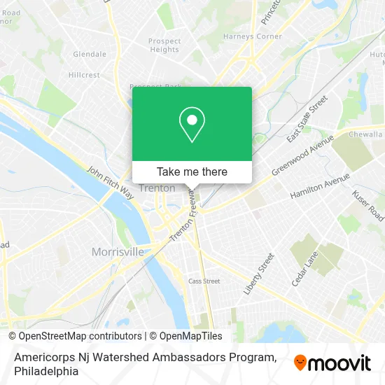 Americorps Nj Watershed Ambassadors Program map