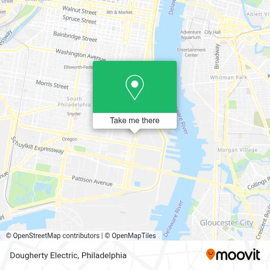 Dougherty Electric map