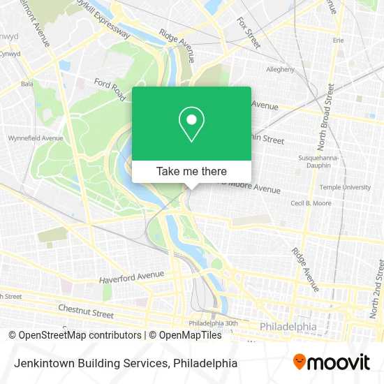 Jenkintown Building Services map