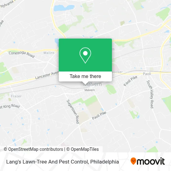 Lang's Lawn-Tree And Pest Control map