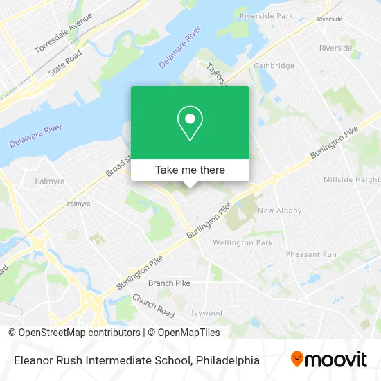 Eleanor Rush Intermediate School map