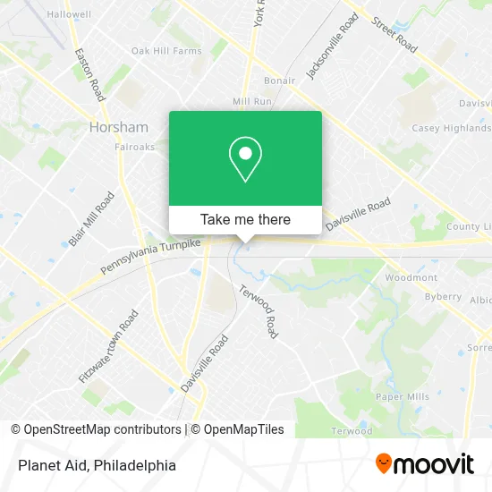 Planet Aid map