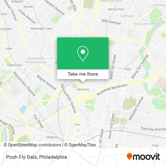 Posh Fly Gals map
