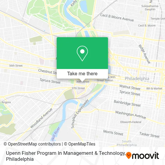 Upenn Fisher Program In Management & Technology map