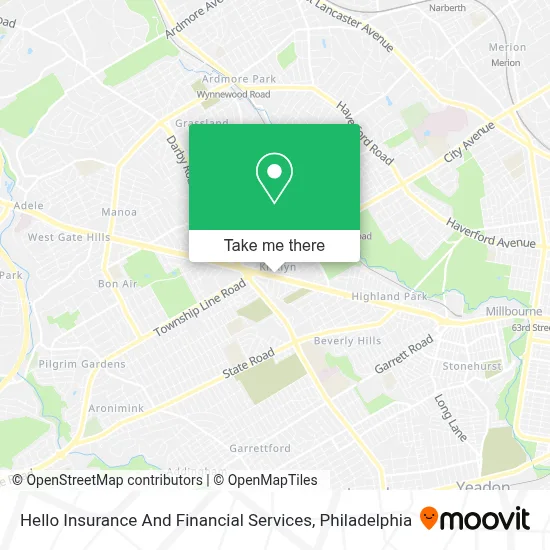 Hello Insurance And Financial Services map