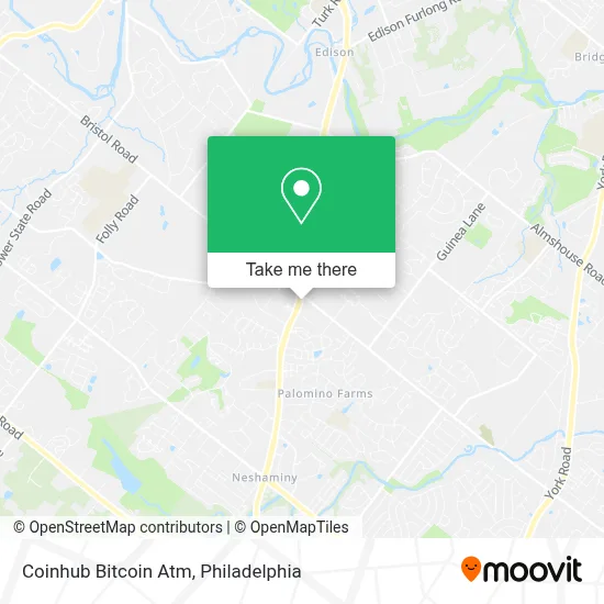 Coinhub Bitcoin Atm map