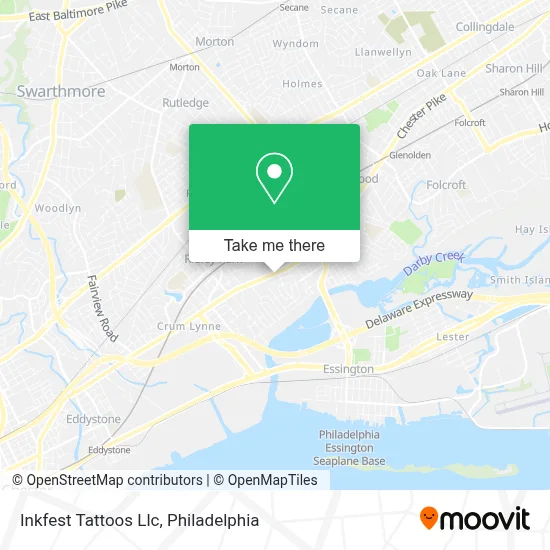 Inkfest Tattoos Llc map