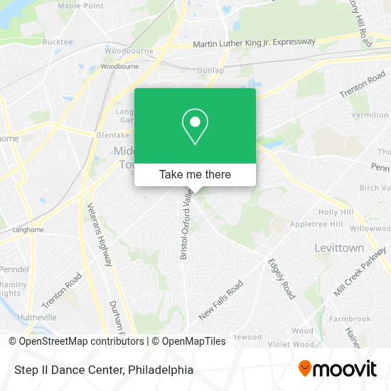 Step II Dance Center map