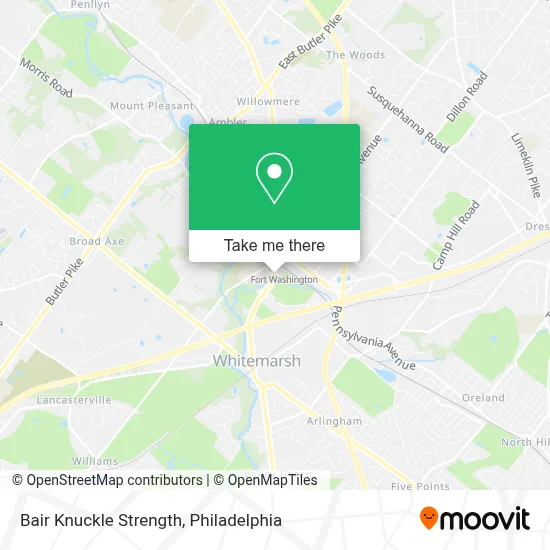 Bair Knuckle Strength map