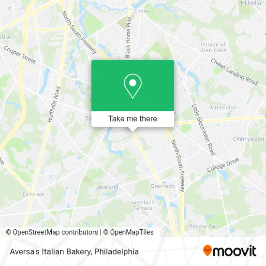 Aversa's Italian Bakery map