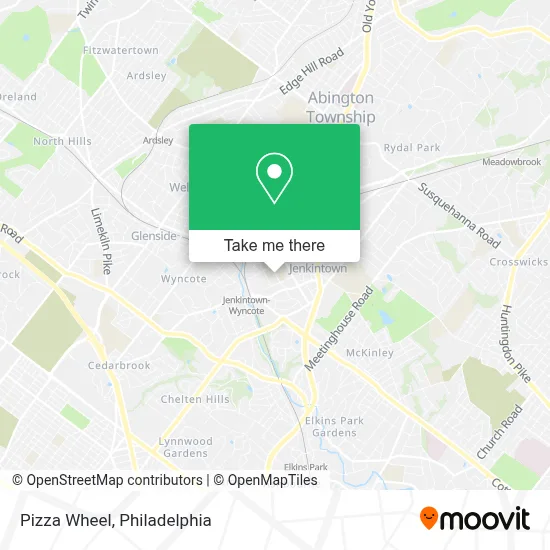 Pizza Wheel map