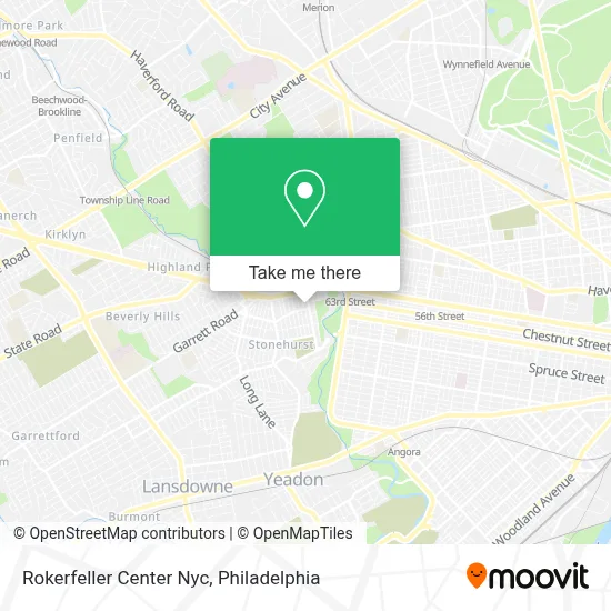 Rokerfeller Center Nyc map