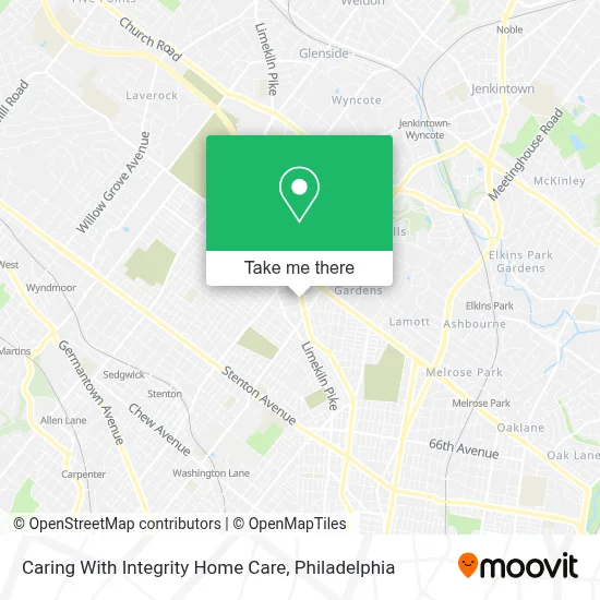 Caring With Integrity Home Care map