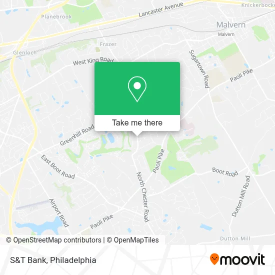 S&T Bank map