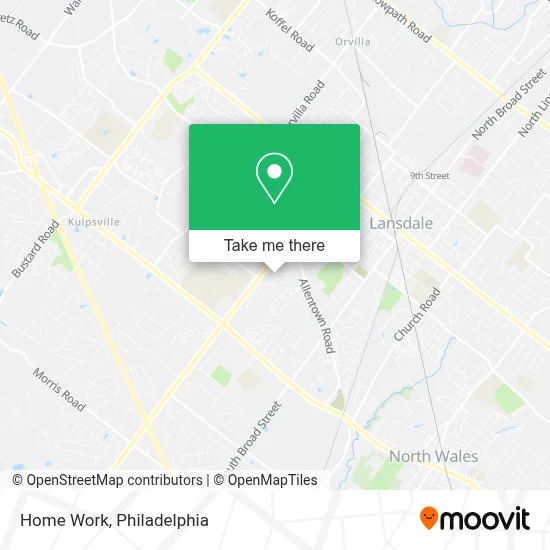 Home Work map